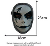 Shinning App Mask and its measurements 